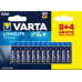 VARTA LONGLIFE POWER AAA BLI12 (8+4) (20pz)